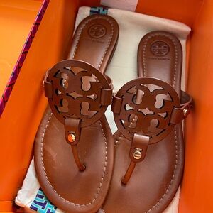 Tory Burch Vintage Vachetta Leather Sandals